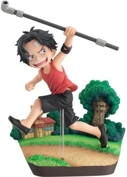 Figura megahouse gem series one piece portgas d. ace run! run! run!