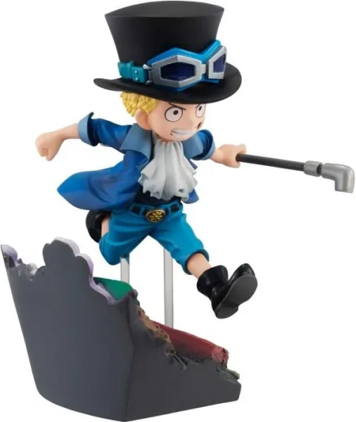 Figura megahouse gem series one piece sabo run! run!