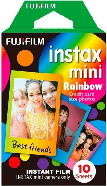 Pelicula fujifilm para instax mini rainbow