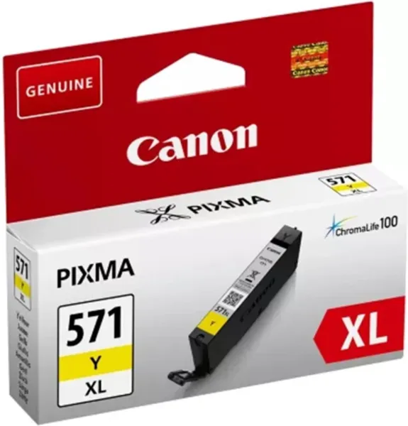 Cartucho de Tinta Original Canon CLI-571YXL Alta Capacidad/ Amarillo