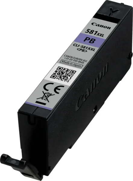 Cartucho tinta canon cli 581 pb xxl photo blue pixma tr7550 - tr8550 - ts6150 - ts6151 - ts8150 - ts8151 - ts8152 - ts9150 - ts9155