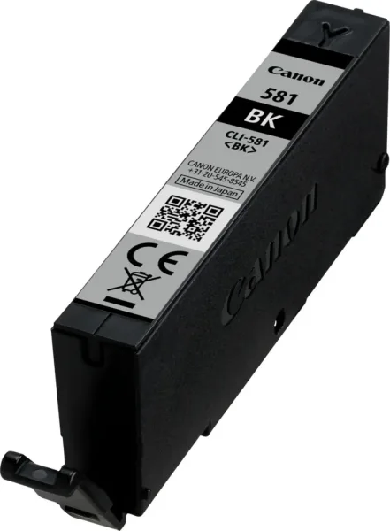 Cartucho tinta canon cli 581 bk negro pixma tr7550 - tr8550 - ts6150 - ts6151 - ts8150 - ts8151 - ts8152 - ts9150 - ts9155