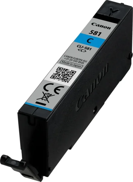 Cartucho tinta canon cli 581 c cian pixma tr7550 - tr8550 - ts6150 - ts6151 - ts8150 - ts8151 - ts8152 - ts9150 - ts9155