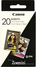 Papel fotografico canon zp - 2030 20 hojas zink para zoemini
