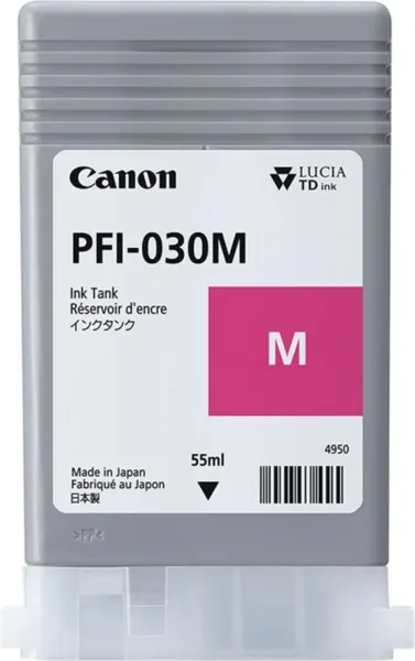 Cartucho canon pfi - 030 magenta ta - 20ta - 20 mfp l24eita - 30ta - 30 mfp l36ei