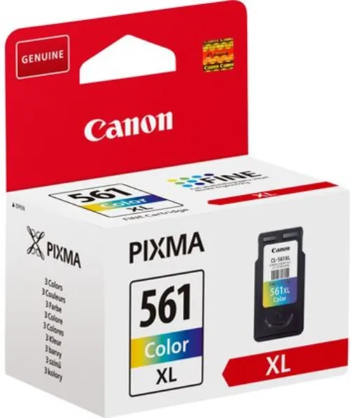 Cartucho tinta canon cl - 561xl cian - magenta - amarillo 12.2ml 300 paginas -  ts5350 -  ts5351