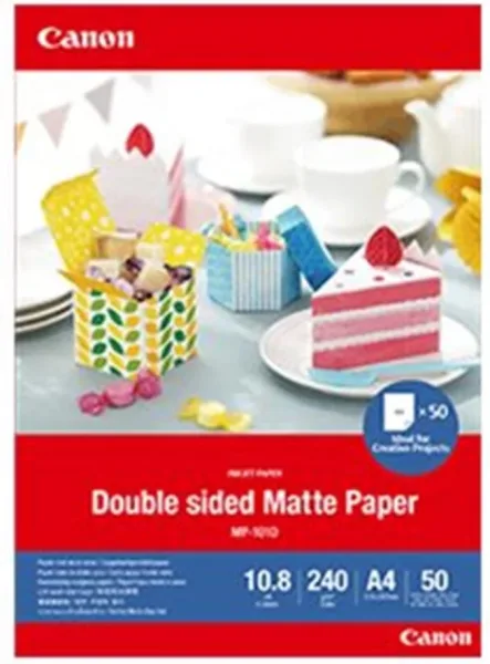 Papel canon mp - 101d foto mate a4 50 hojas