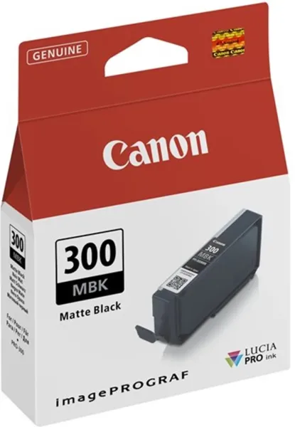 Cartucho canon pfi - 300 mbk negro mate