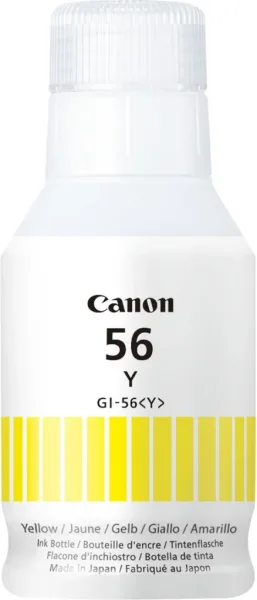 Botella de Tinta Original Canon GI-56/ Amarilla