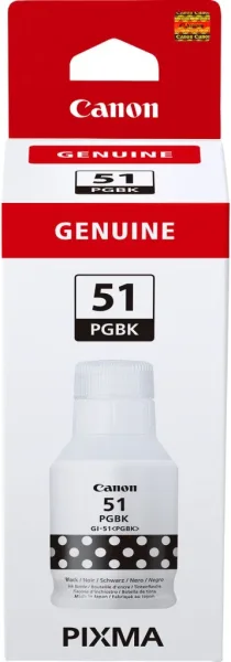 Botella de Tinta Original Canon GI-51/ Negra