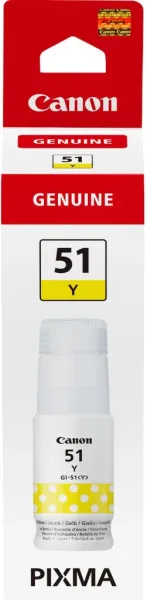 Cartucho tinta canon amarillo gi - 51y 70ml 7700 paginas
