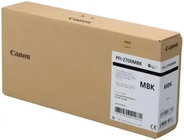 Cartucho tinta gran formato canon pfi - 2700 negro mate