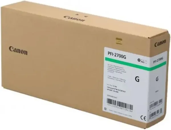 Cartucho tinta gran formato canon pfi - 2700 verde
