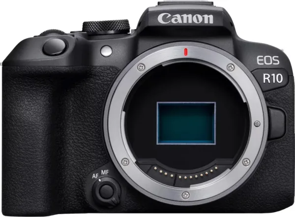 Camara reflex canon eos r10 cuerpo 24.2mpx negro
