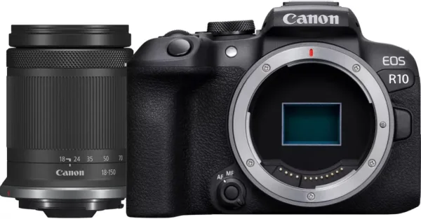 Camara reflex canon eos r10 + rf - s 18 - 150 is stm 24.2mpx negro
