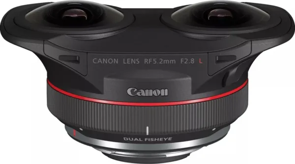 Objetivo canon rf 5.2mm f:2.8l dual fisheye