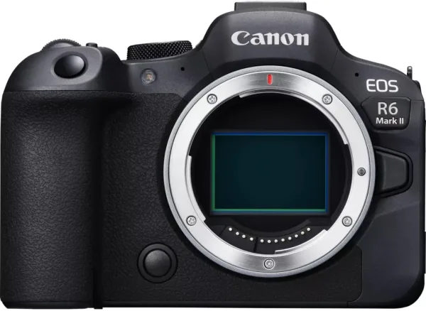 Camara reflex canon eos r6 mark ii v5 cuerpo 24.2mpx negro