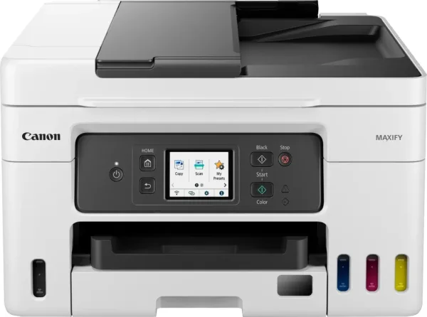 Impresora Canon Maxify Gx4050 Inyeccion Color Fax A4 24Ppm USB Red WiFi Adf 35Ho