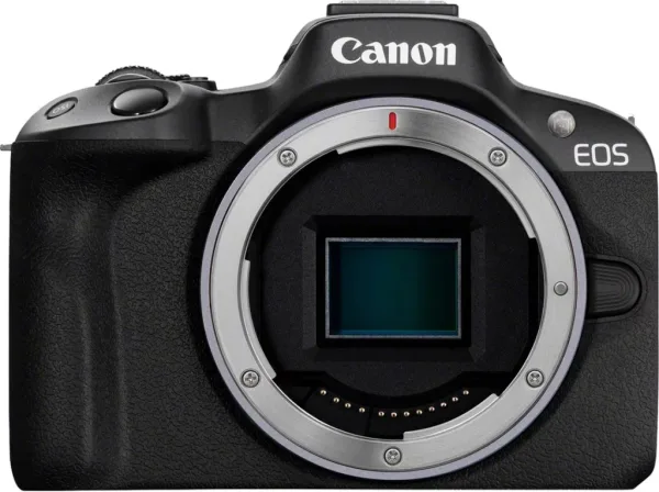 Camara reflex canon eos r50 cuerpo 24.2mpx negro