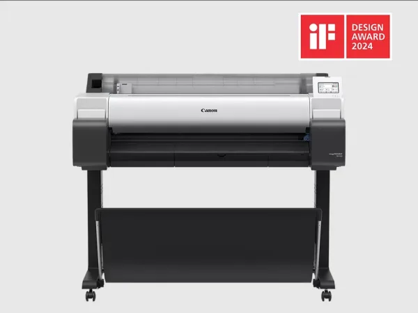 Plotter canon tm - 340 imageprograf a0 36 pulgadas -  2400ppp -  USB -  red -  WiFi -  diseño cad -  tinta 5 colores -  tactil 4.3 pulgadas - pedestal incluido