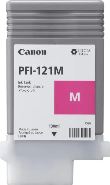 Cartucho tinta canon pfi - 121m magenta