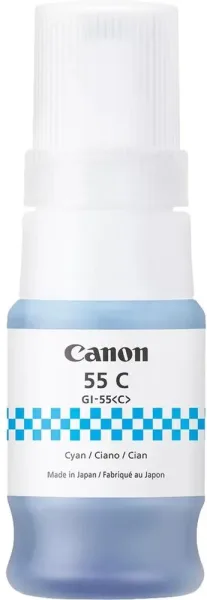 Cartucho Botella Tinta Cian Gi-55 Canon