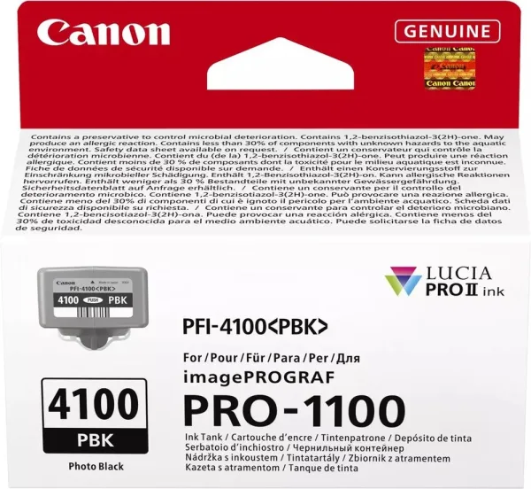 Cartucho canon pfi - 4100pbk negro