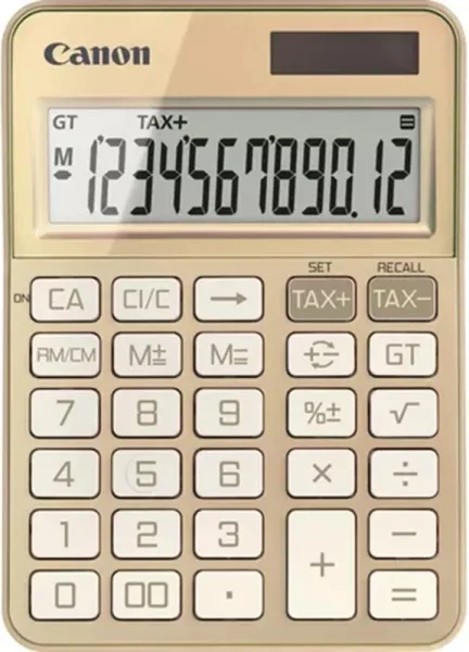 Calculadora canon sobremesa ks - 125kb - gd emea hb 12 digitos oro