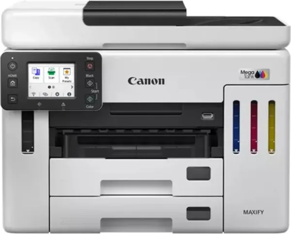Multifunción Recargable Canon MAXIFY GX7150 MegaTank WiFi/ Dúplex/ Fax/ Blanca