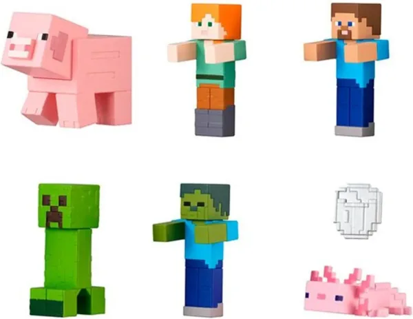 Set gashapon figuras bandai lote 40 articulos minecraft narabundesu