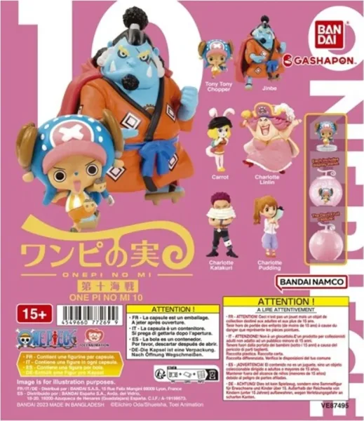 Set gashapon figuras bandai lote 20 articulos one piece no mi 10