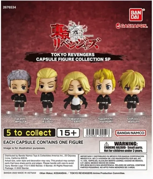 Lote gashapon 30 articulos tokyo revengers capsule figure collection sp