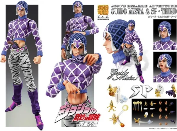 Figura good smile company jojo´s bizarre adventure chozokado guido mista & sp third