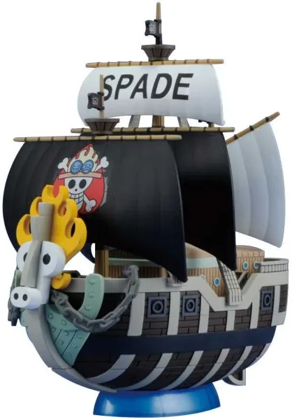 Replica bandai hobby grand ship collection one piece spade piratas model kit