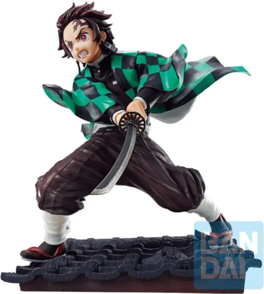Figura bandai ichibansho demon slayer kimetsu no yaiba tanjiro kamado 14 cm exclusiva