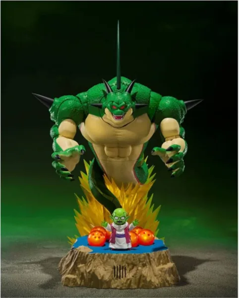 Figura tamashii nations dragon ball z porunga & dende come forth genuine shenron!! s.h. figuarts bandai