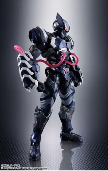 Figura tamashii nations sh figuarts marvel tech - on wolverine venom symbiote