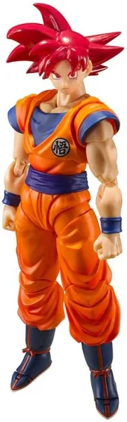 Figura tamashii nations sh figuarts dragon ball super sh figuarts super saiyan god son goku 14cm