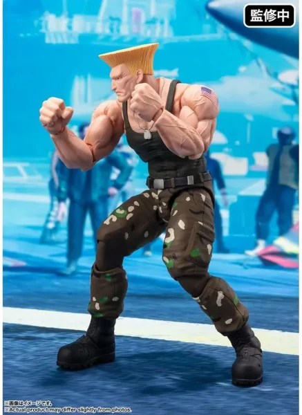 Figura tamashii nations street fighter sh figuarts guile outfit 2 ver. 16cm