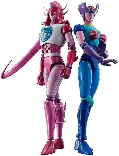 Pack 2 figuras tamashii nations mazinger z soul of chogokin gx - 108 rhein x1 & gx - 11r dianan a 17cm