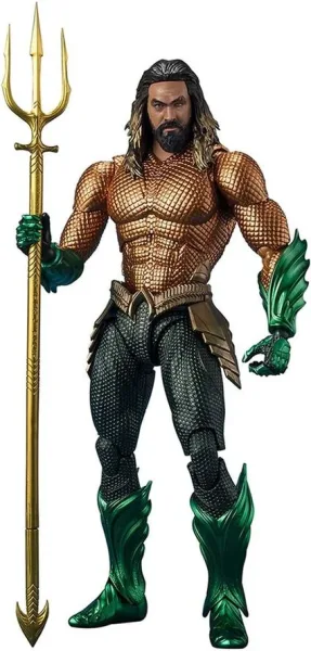 Figura tamashii nations aquaman y el reino perdido sh figuarts aquaman 16cm