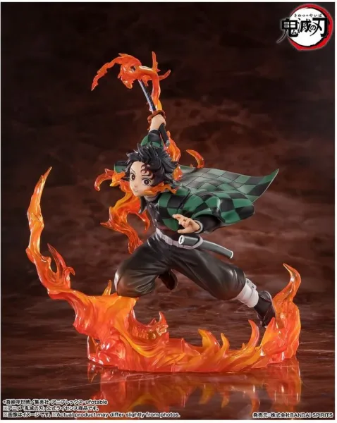 Tanjiro kamado kyojuro rengokus sword guard version figura 19 -5 cm demon slayer kimetsu no yaiba figuarts zero