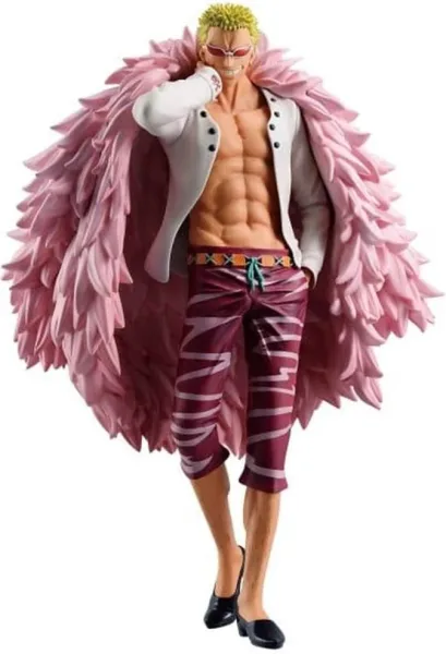 Figura ichibansho one piece masterlise don quixote donflamingo (the unbreakable law) 26cm