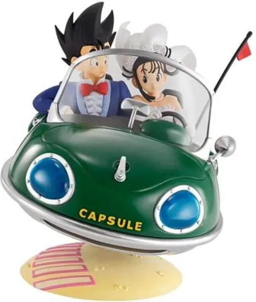 Figura ichibansho dragon ball snap collection 2 son goku & chichi 14cm