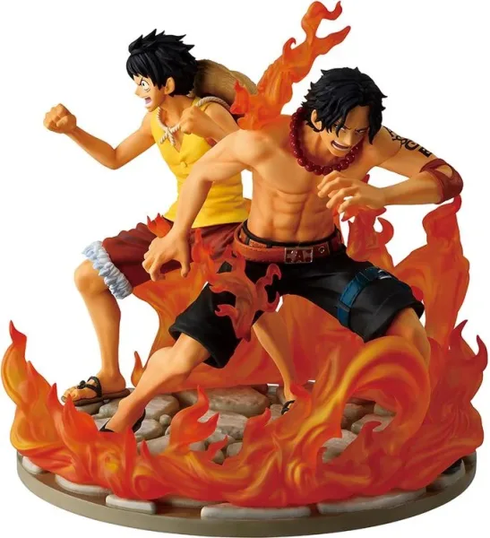 Figura ichibansho one piece ace & luffy (dramatic memories) 15cm
