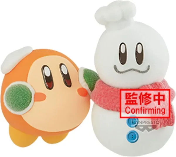 Figura banpresto kirby fluffy puffy mineplay in the snow ver.b