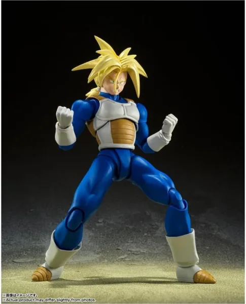 Figura tamashii nations dragon ball z s.h. figuarts super saiyan trunks - infinite latent super power -