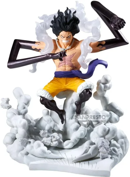 Figura banpresto one piece senkozekkei - monkey d.luffy gear4 -