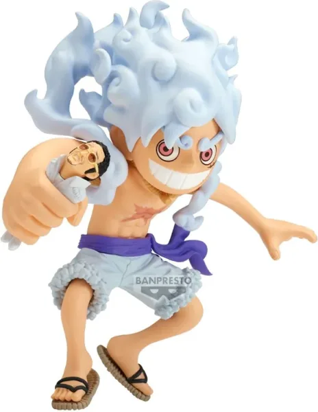 Figura banpresto one piece mega world collectable monkey d.luffy vs borsalino 13cm
