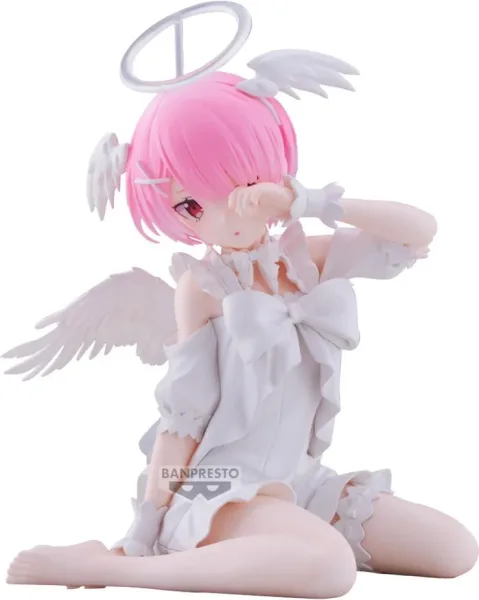 Figura banpresto re zero starting life in another world relax time RAM sweet angel ver.
